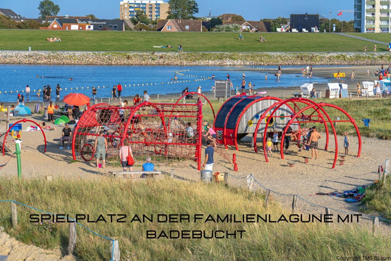 Ferienwohnung Maisonette In Ruhiger Und Zentraler Lage Mit Parkplatz Busum Exterior photo
